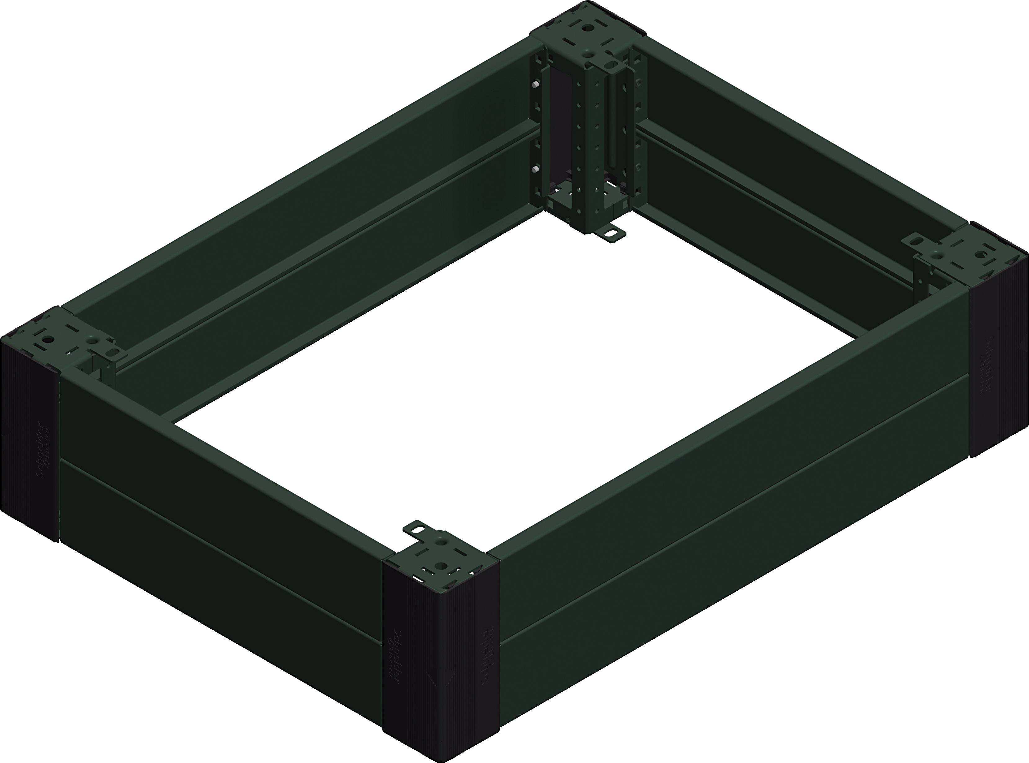 Schneider Electric NSYSPF16200 NSYSPF16200 Sokkel (b x h) 1600 mm x 200 mm Grijs 1 stuk(s) afbeelding
