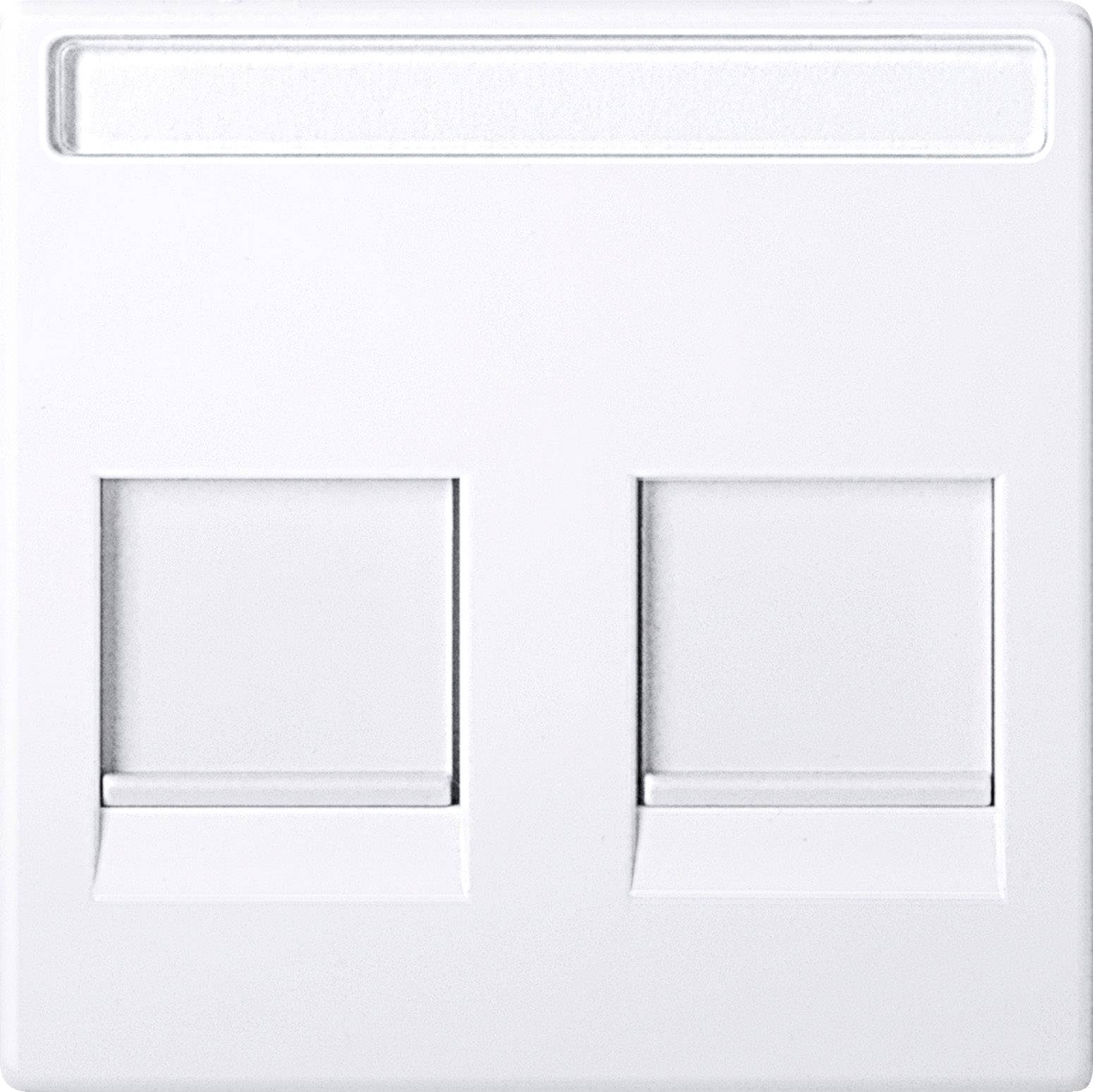 Merten Abdeckung Netzwerkdose Weiß MEG4564-0325 1 St.