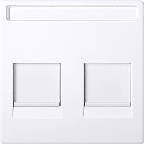 Merten Abdeckung Netzwerkdose Weiß MEG4564-0325 1 St.