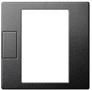 MERTEN GMBH Merten Zentralplatte MEG5775-0414 f.RTR+Touch-Display anthrazit Sys.M