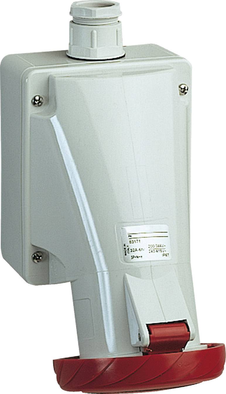 Schneider Electric 83159 83159 CEE Wandsteckdose 16 A 415 V 1 St.