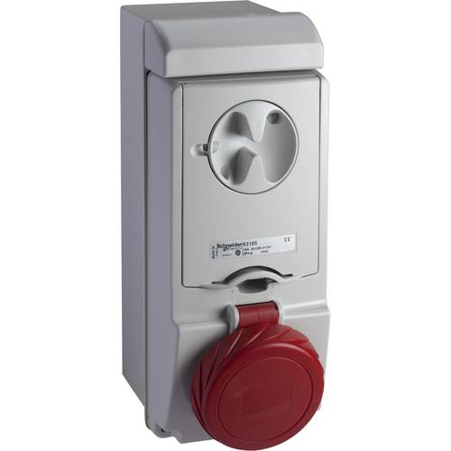 Schneider Electric 83185 83185 CEE Wandsteckdose 16 A 415 V 1 St.