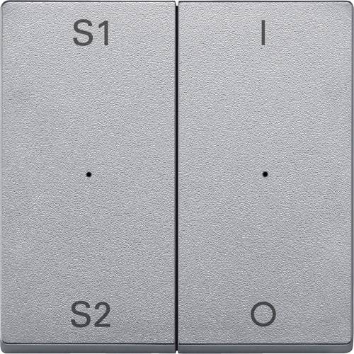 Merten Abdeckung Serientaster Aluminium MEG5228-0460 1 St.