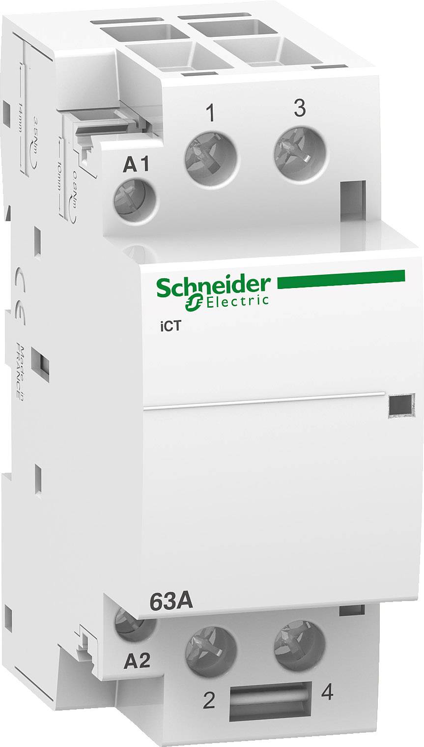 Schneider Electric A9C20862 Installationsschütz 2 Schließer 1.6 W 250 V/AC 63 A 1 St.