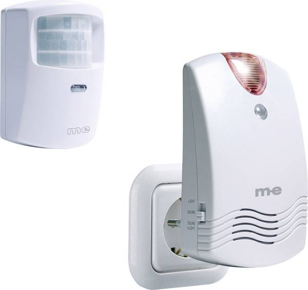 m-e modern-electronics Durchgangsmelder DGF-100    mit Bewegungsmelder  40713