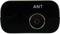 Ein schwarzer Anschluss mit der Aufschrift 'ANT', vermutlich für eine Antenne, in Nahaufnahme, zentriert im Bild.