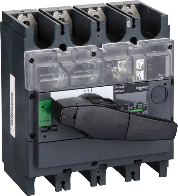 Schneider Electric 31175 Lasttrennschalter 630 A 250 V/DC, 690 V/AC Schwarz 1 St.