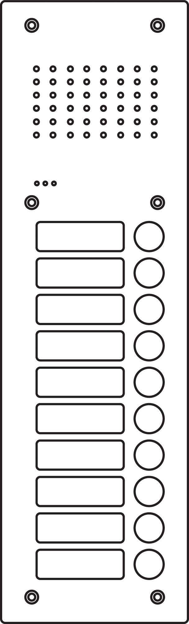 Ritto by Schneider RGE1811225 Türsprechanlage Edelstahl