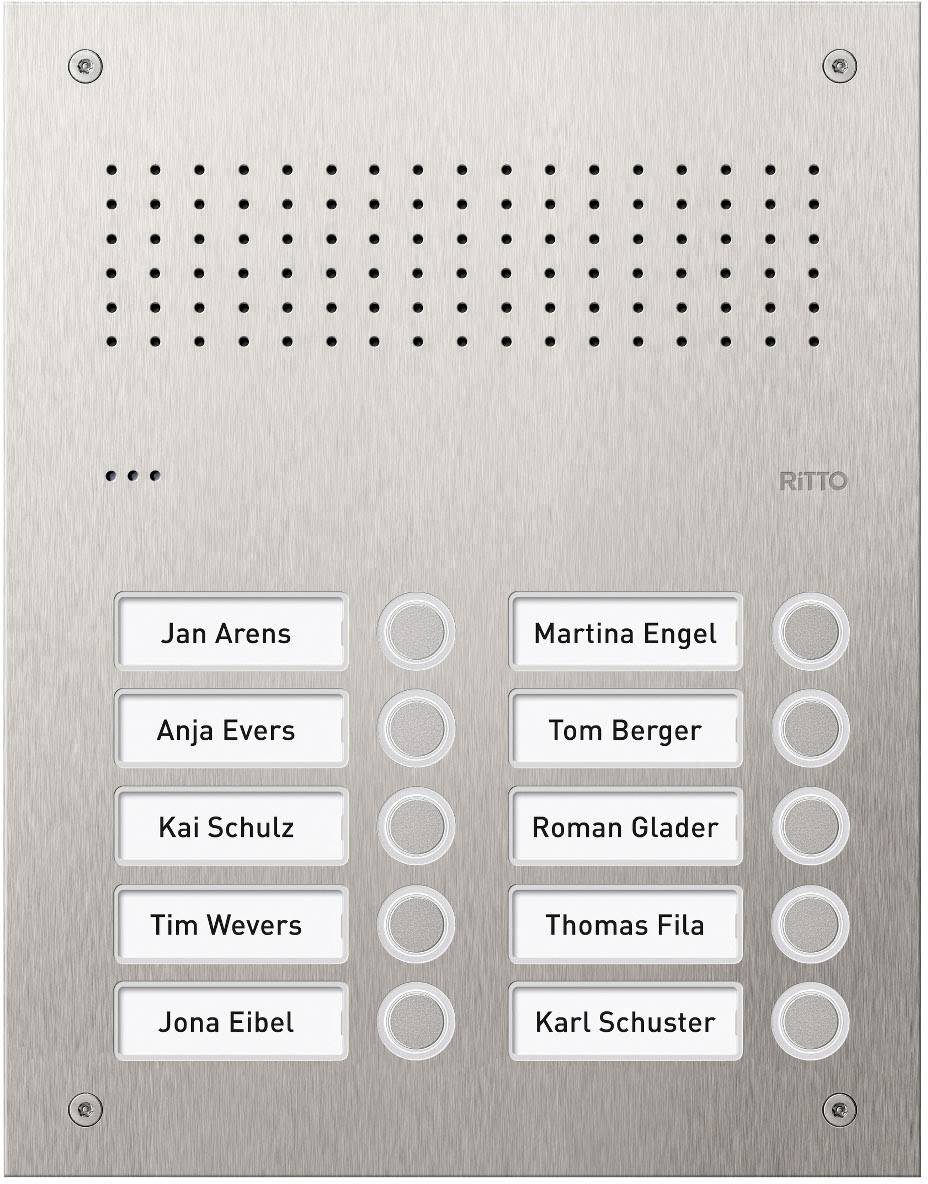 Ritto by Schneider RGE1812225 Türsprechanlage Edelstahl