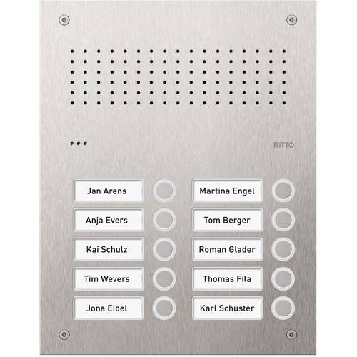Ritto by Schneider RGE1812225 Türsprechanlage Edelstahl