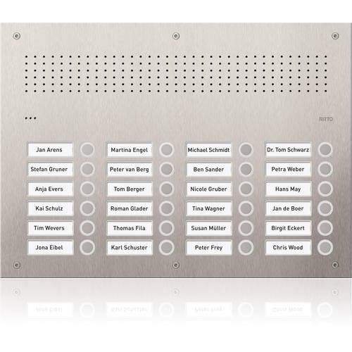 Ritto by Schneider RGE1814225 Türsprechanlage Edelstahl
