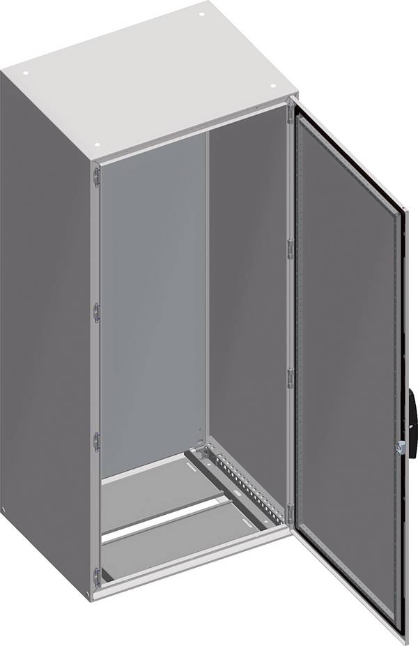 Schneider Electric NSYSM16640P Gehäuse 600 x 1600 x 400 Stahl Lichtgrau (RAL 7035) 1 St.