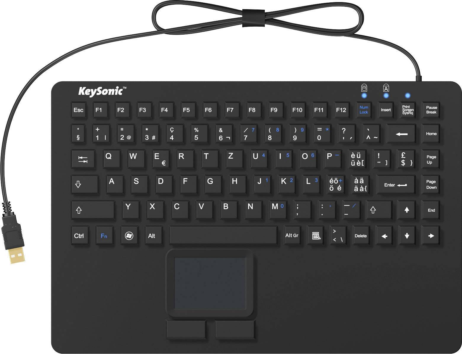 KEYSONIC KSK-5230 IN (CH) IP68 Touchpad + Mausfunktion