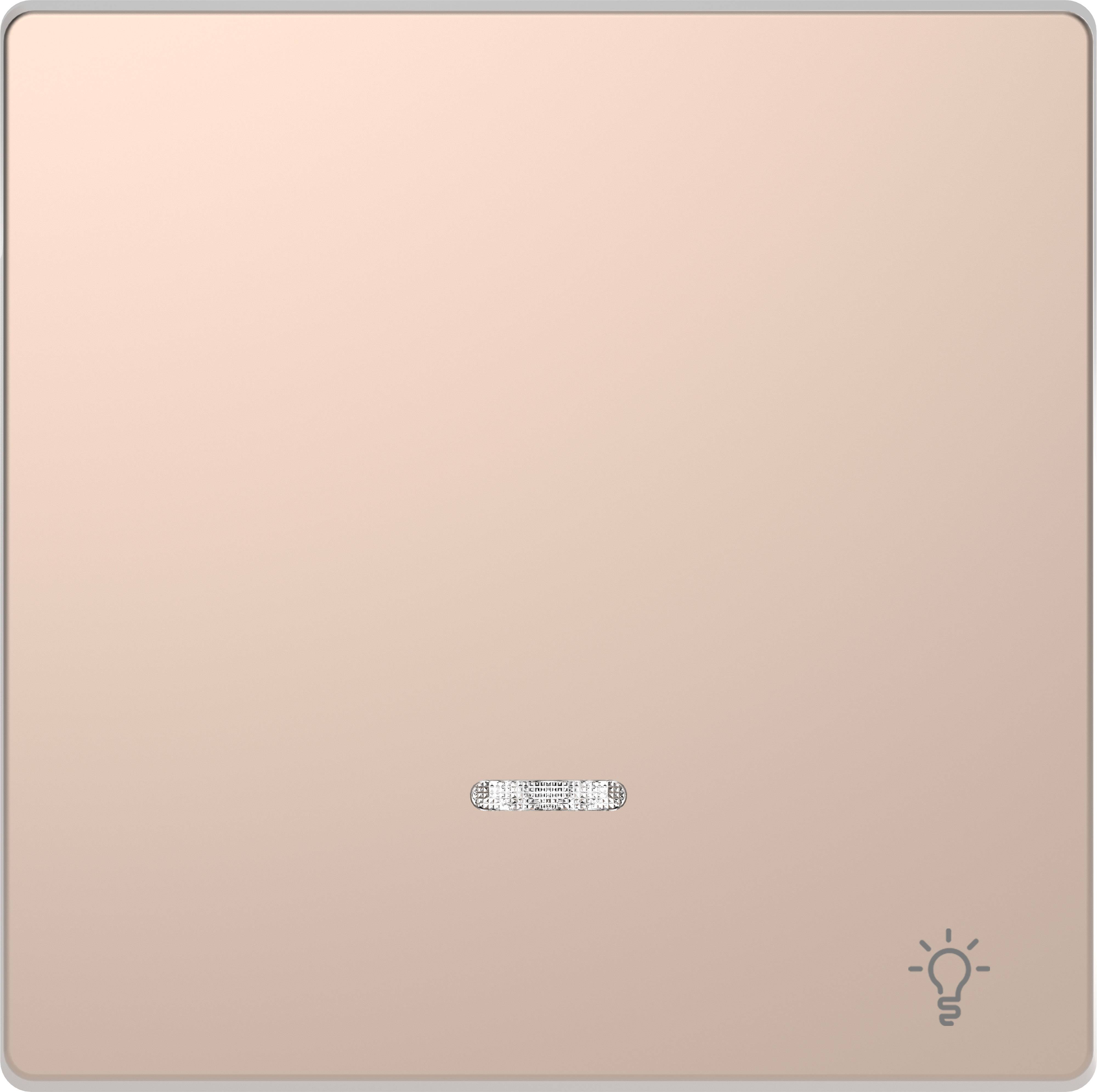 Abdeckung Wechselschalter System Design Champagner MEG3322-6051 1 St.