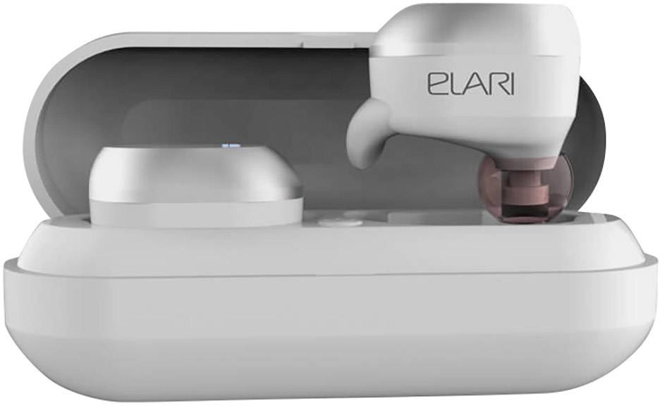 Elari NanoPods In Ear Kopfhörer Bluetooth® Weiß Noise Cancelling Headset-3