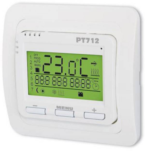 Elektrobock 8594012226159 PT712 Raumthermostat Plug & Play Wochenprogramm PT712 1 St.