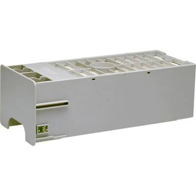 Graues Plastikgehäuse einer Batterie oder eines Akkupacks mit Steckkontakten und Schlitzen an der Oberseite, darunter ein Chip.