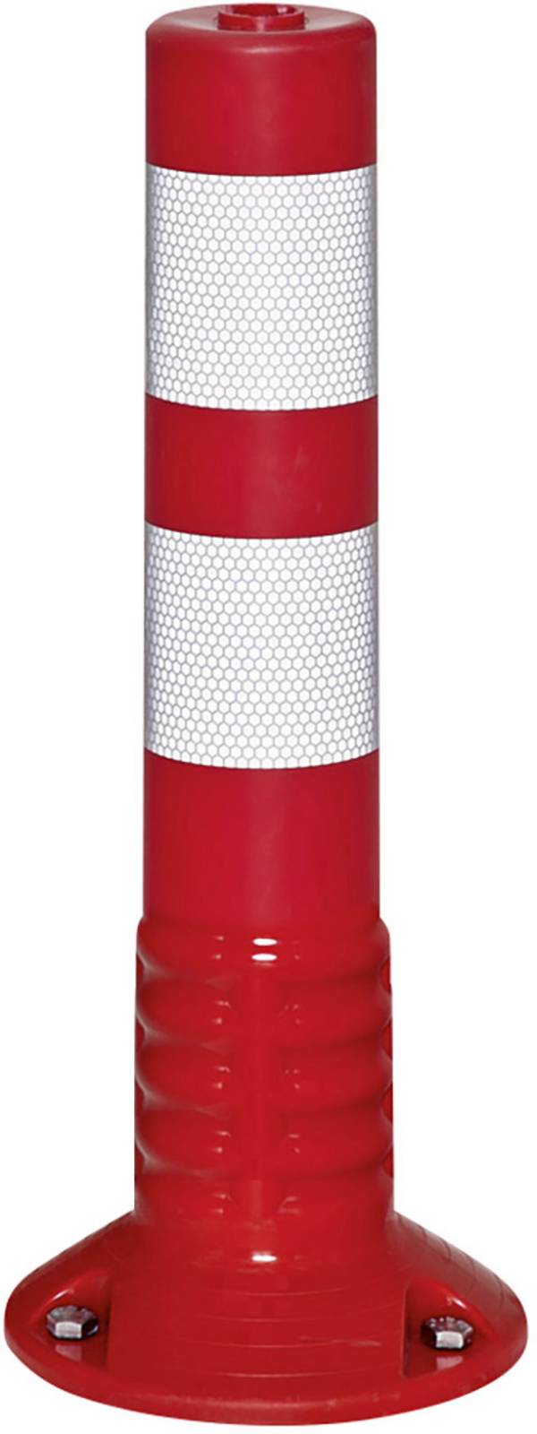 Leitzylinder,m. Flachkopf,HxØ 460x80mm,PU,reflektierend,selbstaufrichtend,überfahrbar,knickbar,z. Aufdübeln