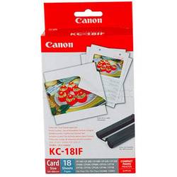 Image of Canon Selphy Photo Sticker Pack KC-18IF 7741A001 Fotodrucker Kassette (Tinte/Papier) 18 Blatt
