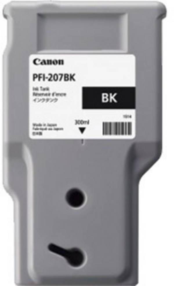 Canon Druckerpatrone PFI-207 BK Original  Schwarz 8789 B 001