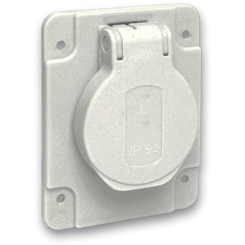 Schneider Electric PKS61G Einbau-Steckdose IP54, IK08 Grau