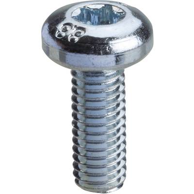 Metallschraube mit Innensechskantkopf und Gewinde. Glänzende, silberfarbene Oberfläche. Hauptsächlich für Metallverbindungen verwendet.