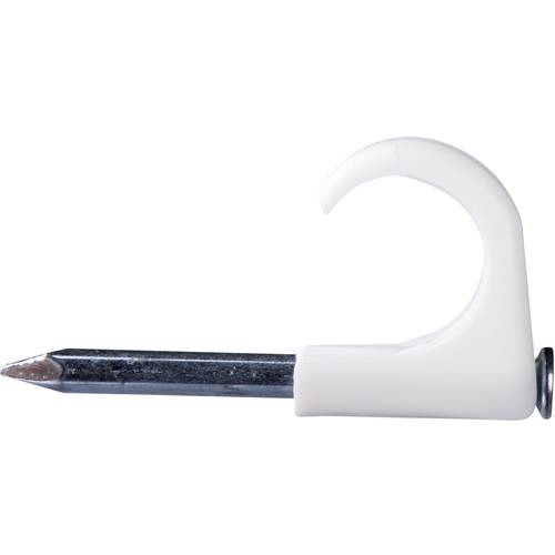 Schneider Electric 2042011 Nagelschellen 2042011 Bündel-Ø-Bereich 10 bis 14 mm UV-stabilisiert, halogenfrei Weiß 100 St.