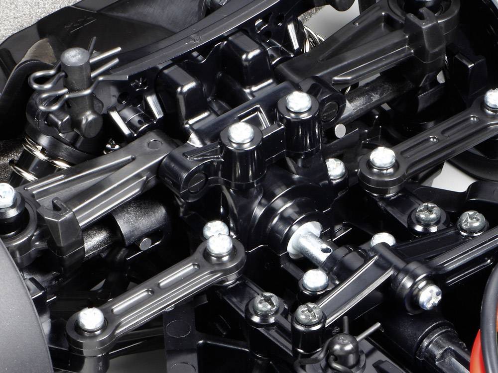 Tamiya TT-02 Toyota Gazoo Yaris WRT Brushed 1:10 RC Modellauto Elektro Straßenmodell Allradantrieb (4WD) Bausatz-4