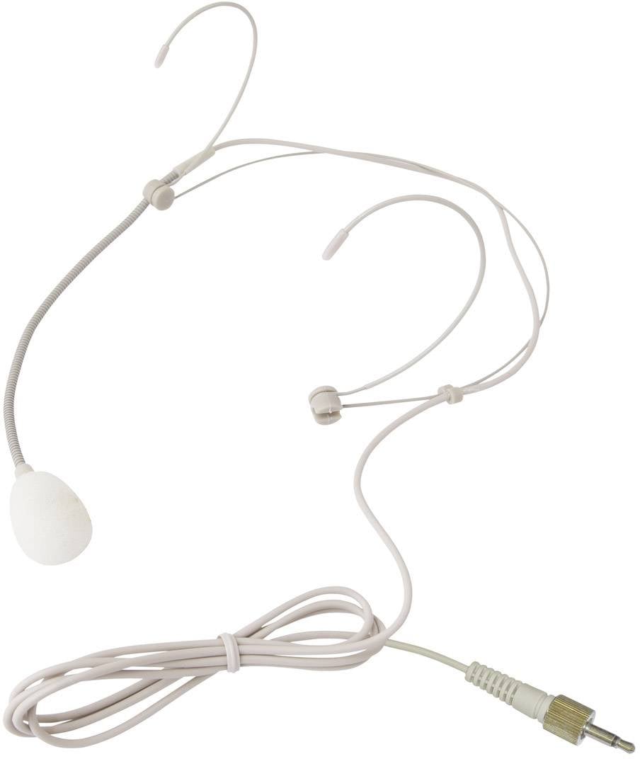 Headset Sprach-Mikrofon Omnitronic UHF-100 HS Übertragungsart (Details):Kabelgebunden inkl. Windschutz
