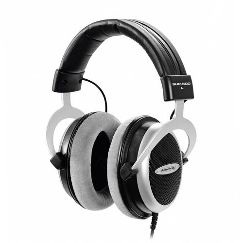 Omnitronic SHP-600 Over Ear Kopfhörer kabelgebunden Schwarz