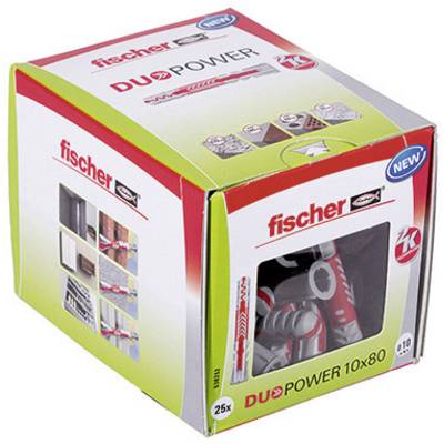 Fischer 538252 DUOPOWER 10x80 LD 2-Komponenten-Dübel 80 mm 10 mm 25 St.