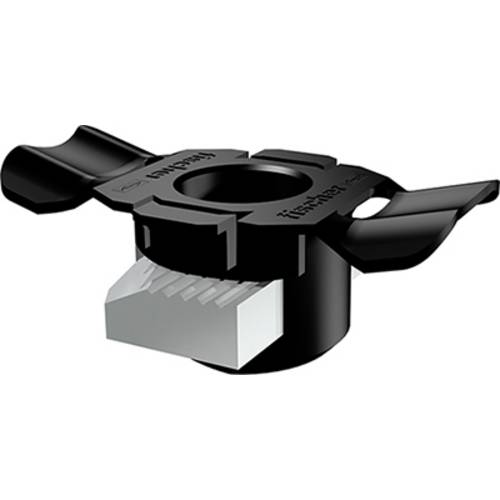 Fischer 538643 Schiebemuttern M6 Stahl, Polypropylen galvanisch verzinkt 50 St.