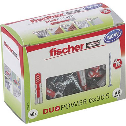 Fischer 535459 DUOPOWER 6x30 S LD 2-Komponenten-Dübel 30 mm 6 mm 50 St.
