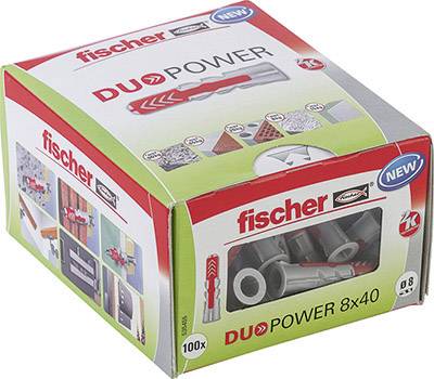 Fischer 535455 DUOPOWER 8x40 LD 2-Komponenten-Dübel 40 mm 8 mm 100 St.
