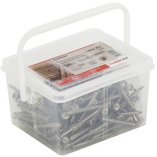 Fischer 660613 Terrassenschrauben 5 mm 60 mm Sechsrund 200 St.