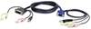 ATEN 2L-7DX2U KVM-Kabel VGA zu DVI 1,8m, schwarz, 1,8 m