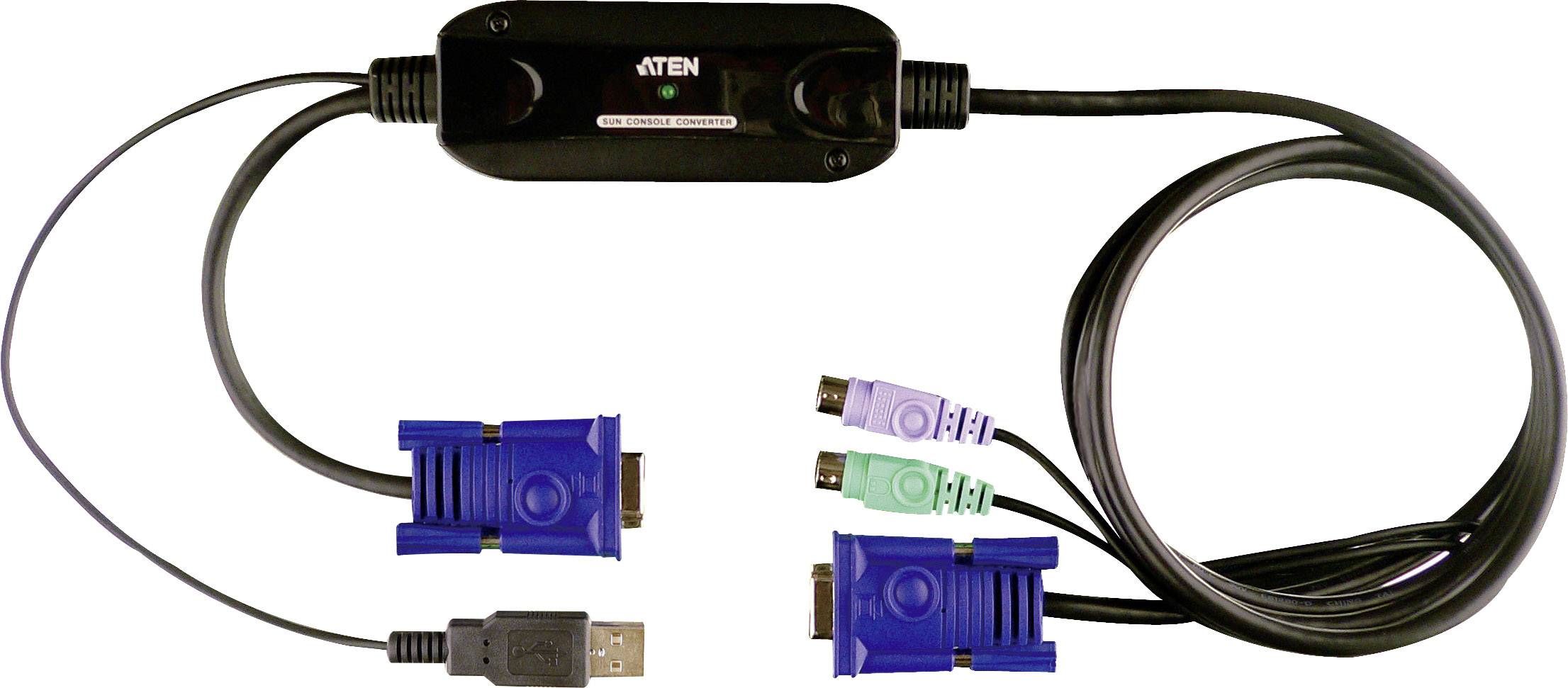 ATEN CV131B KVM VGA Anschlusskabel - Sun-Konsolkonverter, 1,8 m
