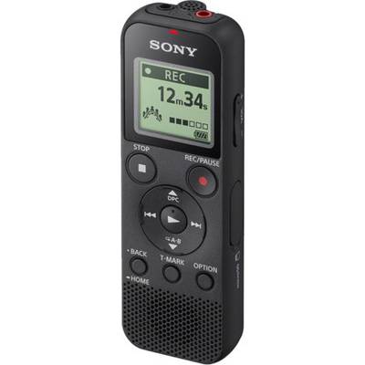 Sony ICD-PX370 Digitales Diktiergerät Aufzeichnungsdauer (max.) 159 h Schwarz Geräuschunterdrückung