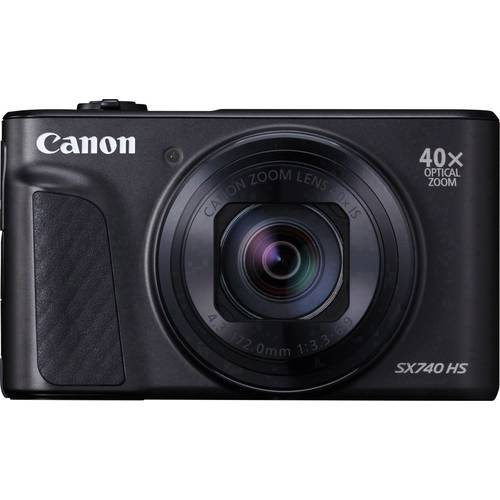 Canon PowerShot SX740 HS Digitalkamera 20.3 Megapixel Opt. Zoom: 40 x Schwarz 4K-Video, Bluetooth, Dreh-/schwenkbares Di...
