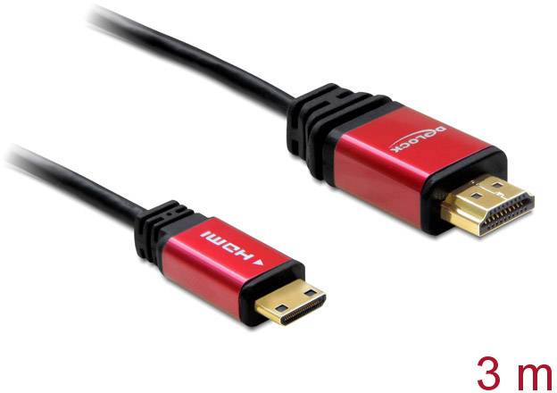 DELOCK Kabel HDMI A/C St/St 1.3 3,0m