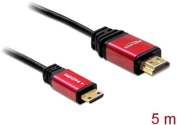 DELOCK Kabel HDMI A/C St/St 1.3 5,0m