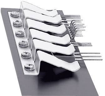 Fischer Elektronik Transistorborgveer, 2-voudig Geschikt voor: TO-218, TO-220, TO-247, TO-264, SOT-32 Koellichaam kenmerken met gat (l x b x h) 32.5 x 10.4 x afbeelding