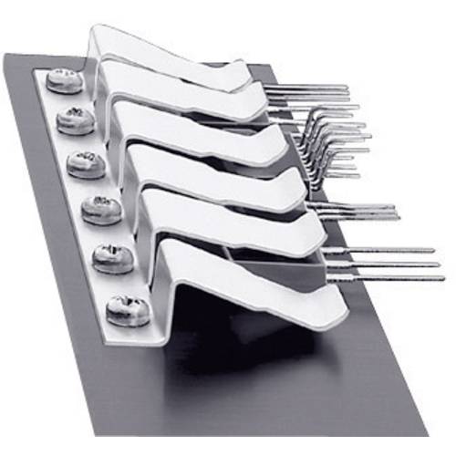 Fischer Elektronik Transistor-Haltefeder, 10fach Passend für (Gehäuseart (Halbleiter)): TO-218, TO-220, TO-247, TO-264, ...