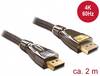 Delock DisplayPort Anschlusskabel DisplayPort Stecker, DisplayPort Stecker 2.00 m Anthrazit 82771 DisplayPort-Kabel