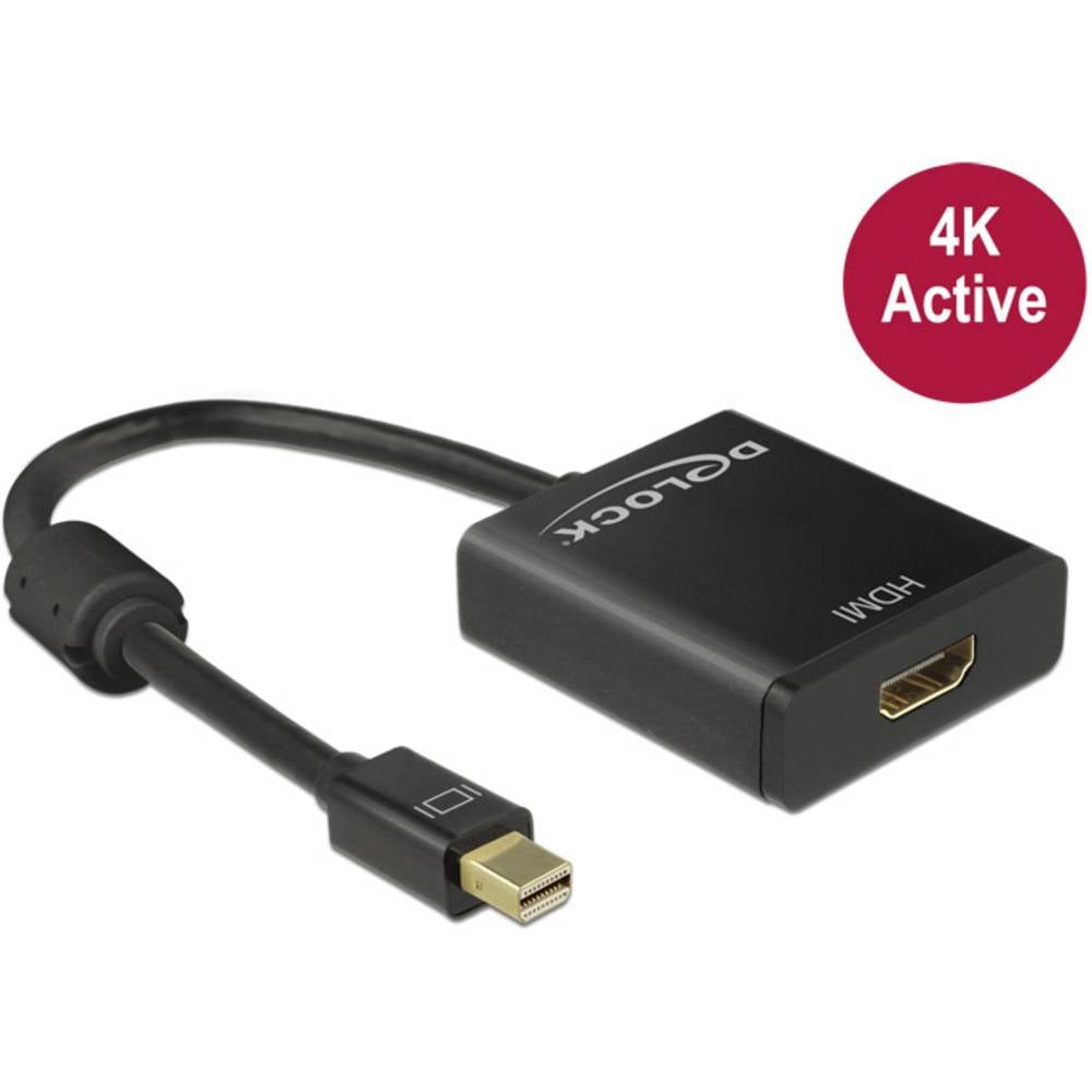 DeLOCK Displayport Adapter Delock mini DP -> HDMI 4K aktiv (62611)