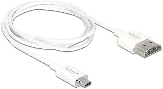 Ein weißes USB-Kabel mit einem USB-A-Stecker und einem Mini-USB-Stecker, geeignet zur Verbindung von Geräten für Datenübertragung.
