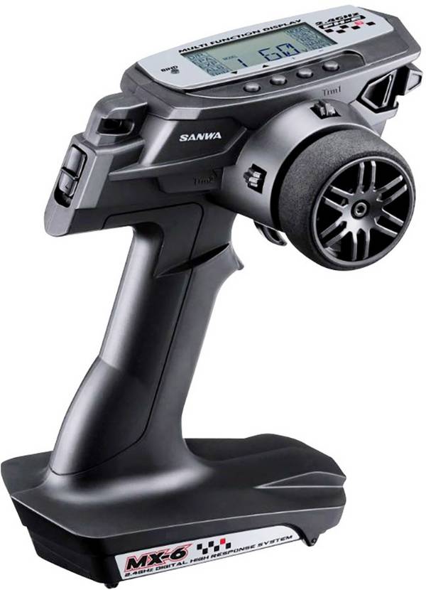 SANWA MX-6 Dry Pistolengriff-Fernsteuerung 2,4 GHz Anzahl Kanäle: 3 inkl. Empfänger
