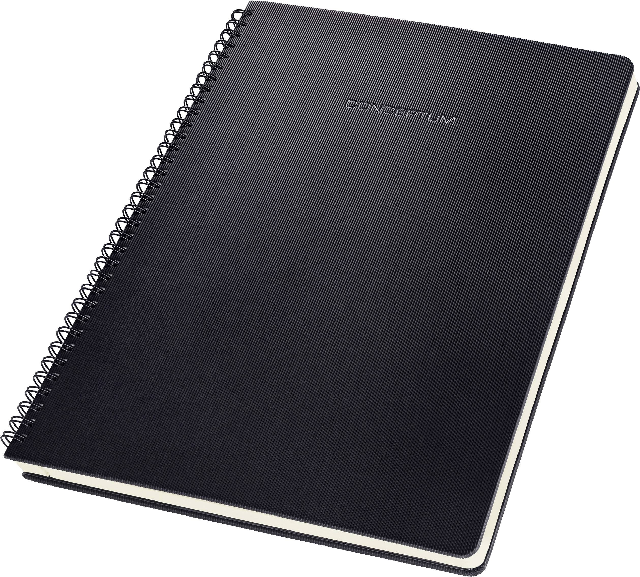 Sigel Spiralblock CONCEPTUM® CO820 Hardcover Schwarz DIN A4 kariert Anzahl der Blätter: 160-0