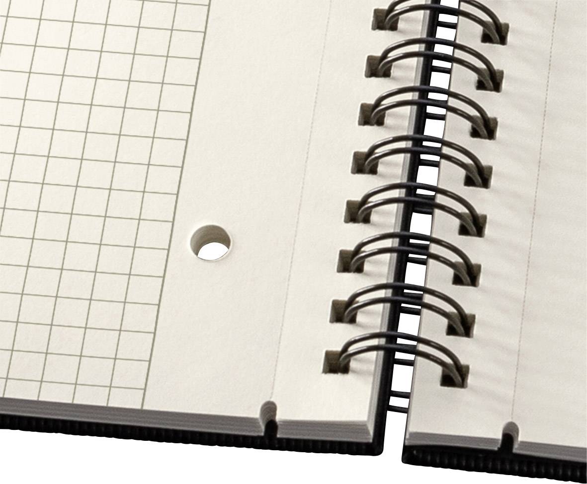 Sigel Spiralblock CONCEPTUM® CO820 Hardcover Schwarz DIN A4 kariert Anzahl der Blätter: 160-1