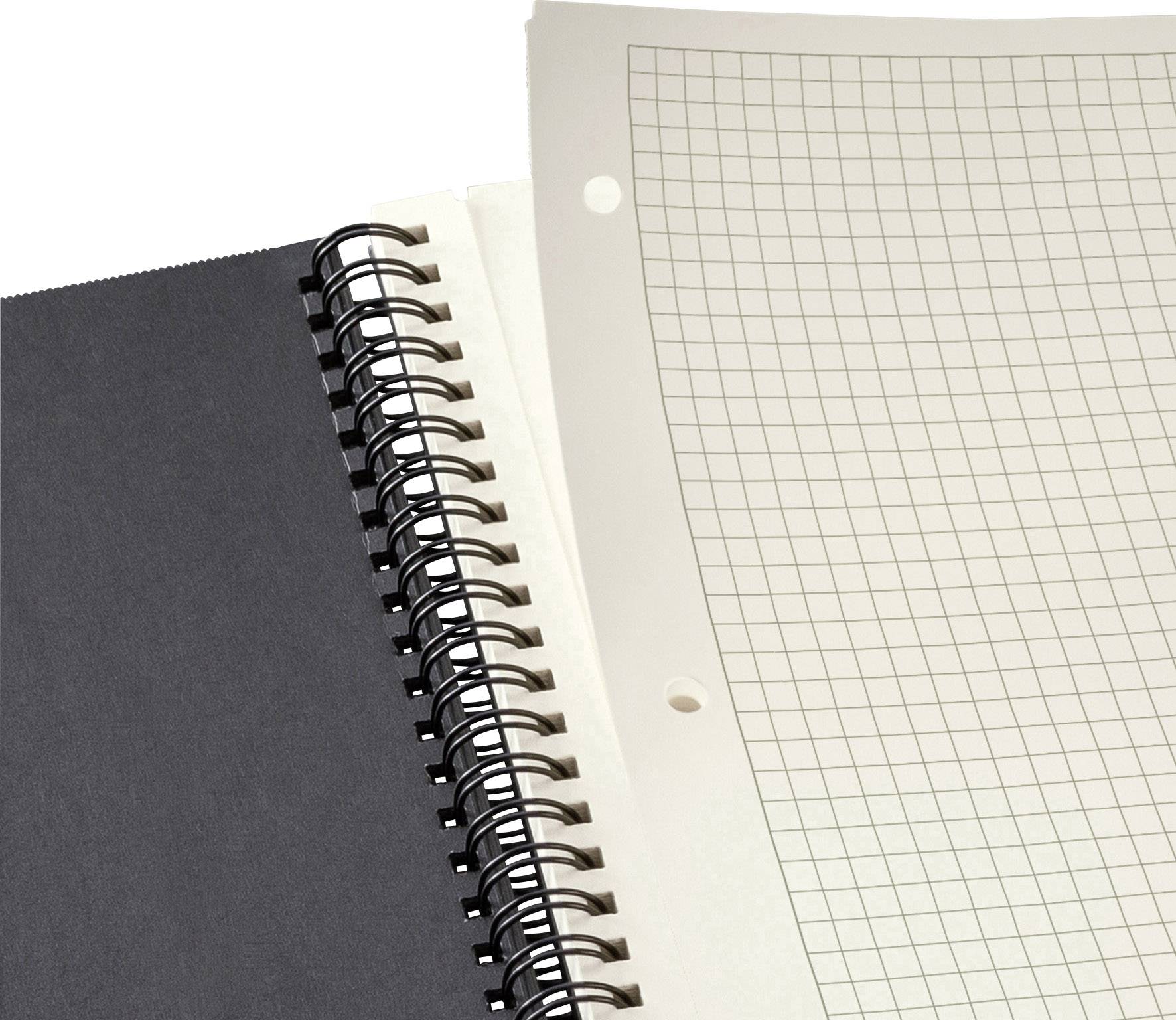 Sigel Spiralblock CONCEPTUM® CO820 Hardcover Schwarz DIN A4 kariert Anzahl der Blätter: 160-3